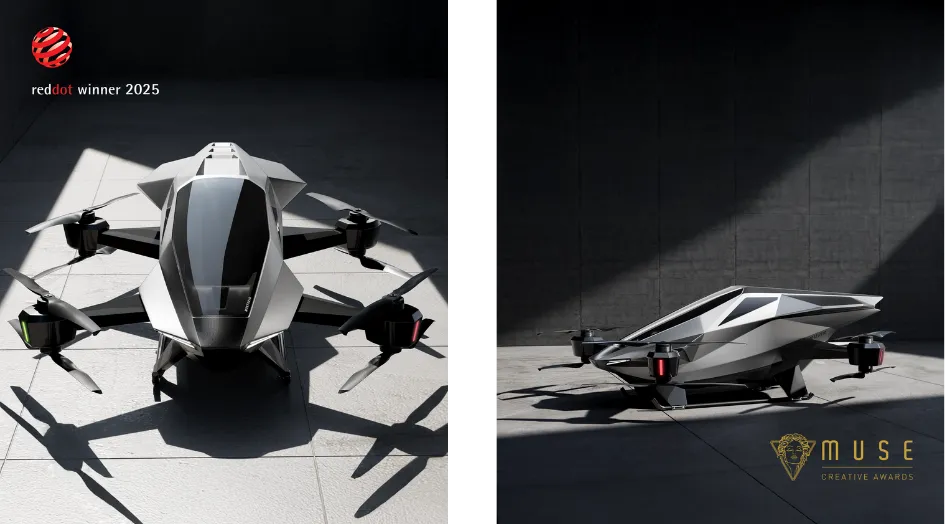 MX1 Won Red Dot and Muse Design Awards